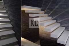 microcement stairs